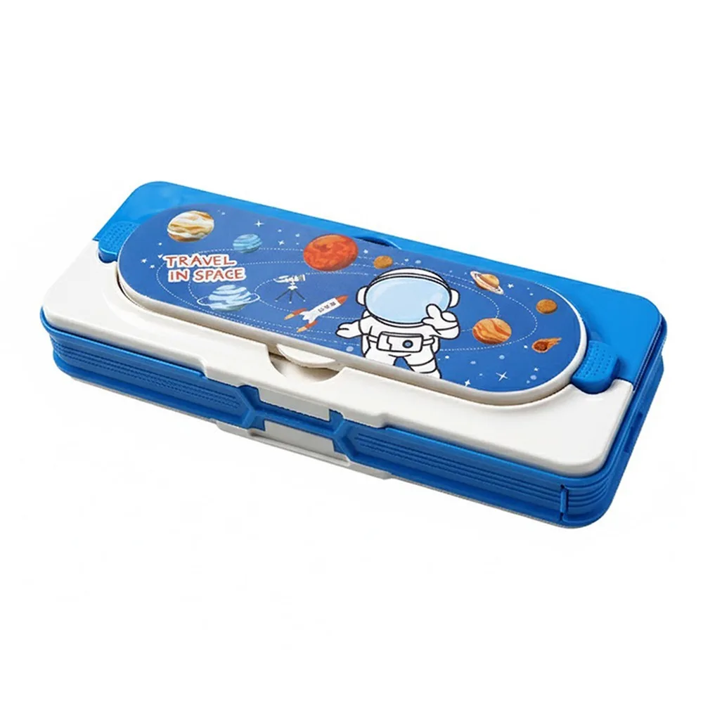 

Large Capacity Mechanical Pencil Case Double Layers Multi Functional Stationery Box Pen Box School Supplies