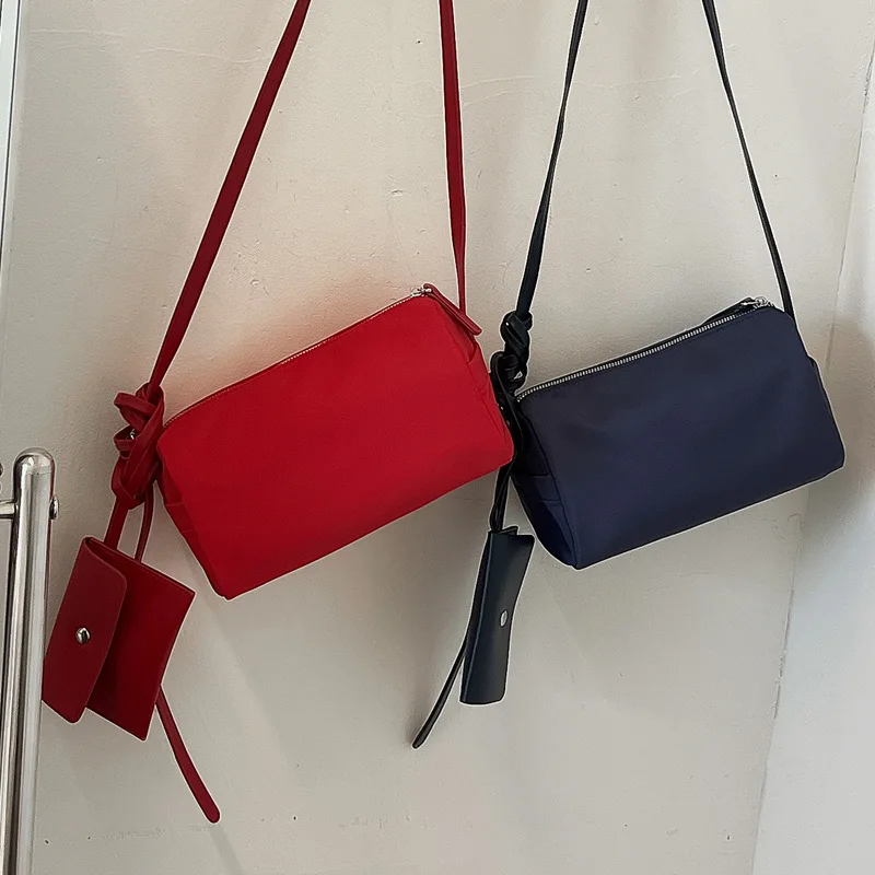 Nylon Women Shoulder Bag Ladies Crossbody Bags Fashion  Female Armpit bag Handbags and purse 2-piece Set wallet Work Commuting