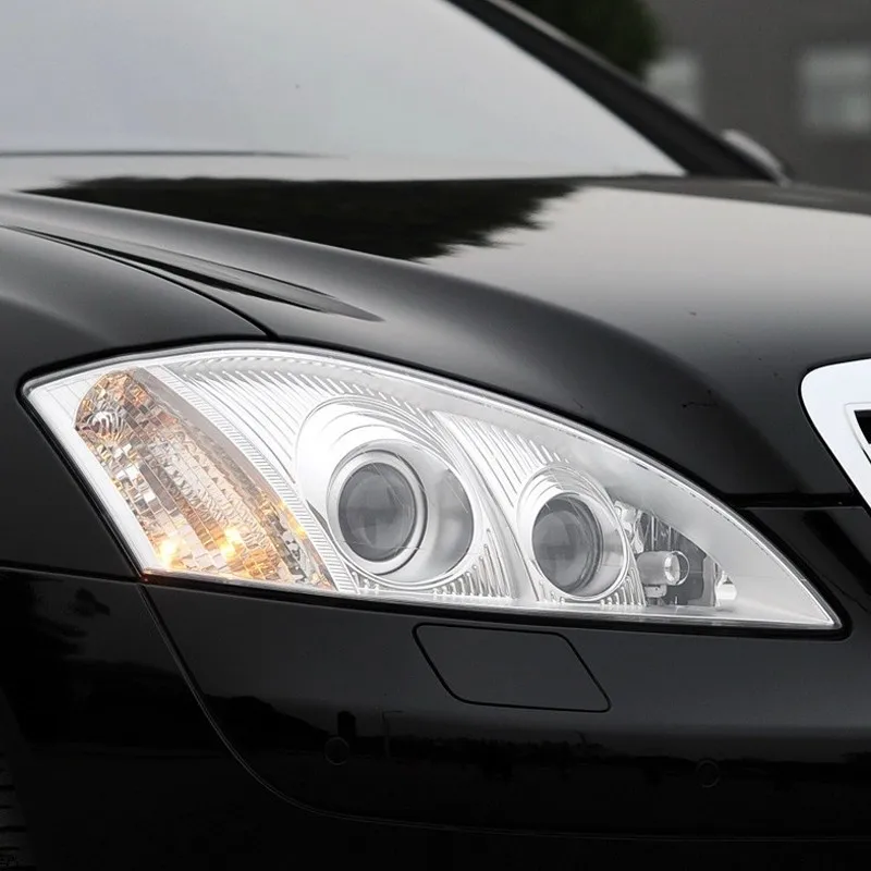 for Mercedes-Benz S Class W221 2006-2009 Car Headlight Lens Lamp Cover Shell S300 S350 S400 S500 S600 2006 2007 2008 2009