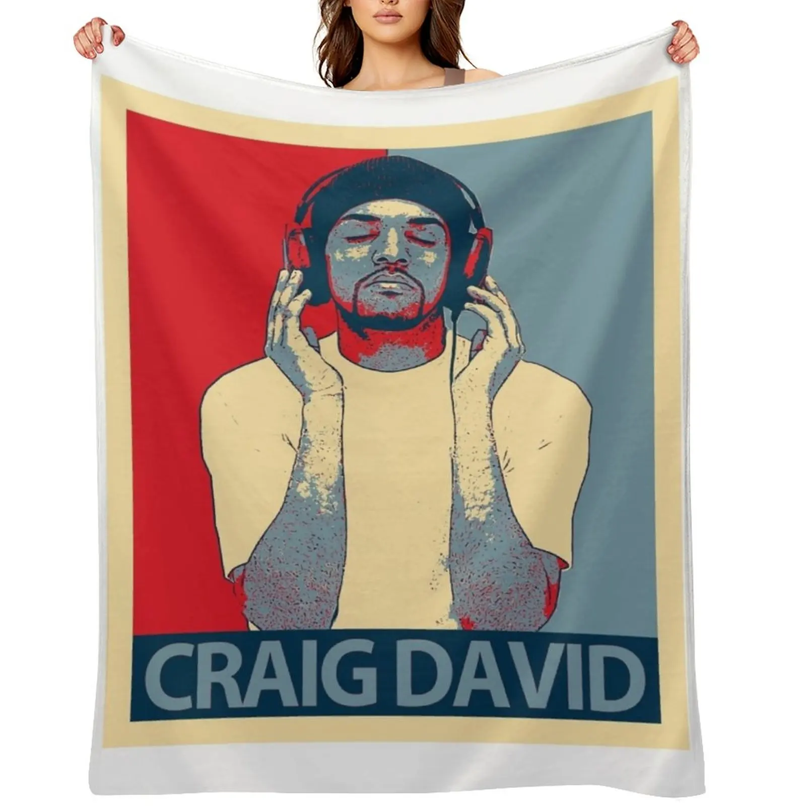 

Craig David trending Throw Blanket Bed linens for sofa cosplay anime decorative Blankets