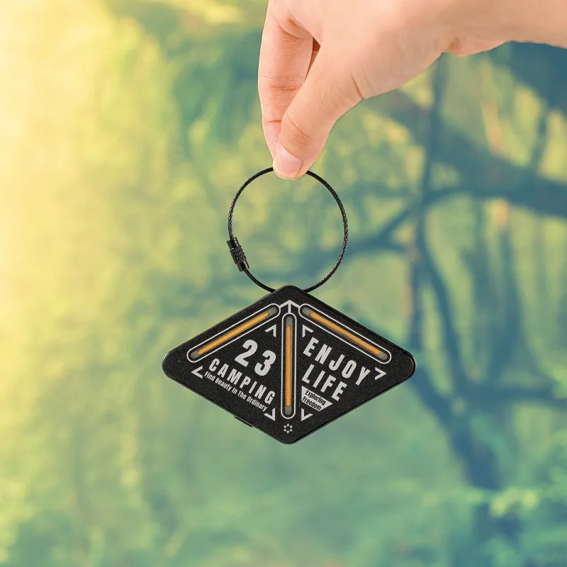 Night Outdoor Hiking Light Up Small Pendant Pointing LED Light Portable Hookable Dimmable Compact Night Light