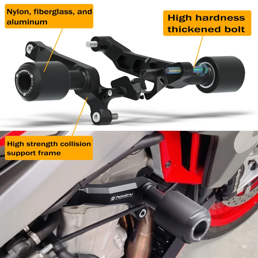 

Motorcycle frame crash pads are suitable for Aprilia Tuono 660 2021+ Tuono 660 Factory 2021+ crash shaft engine stator slide