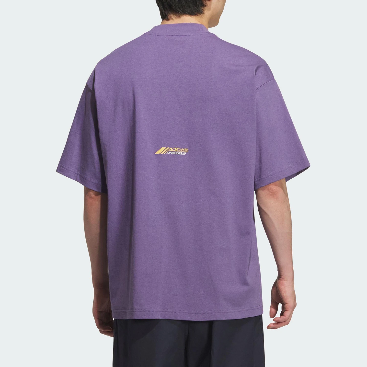 Adidas Authentic Trefoil Men's Loose Pattern Breathable Casual Short Sleeve KH1196