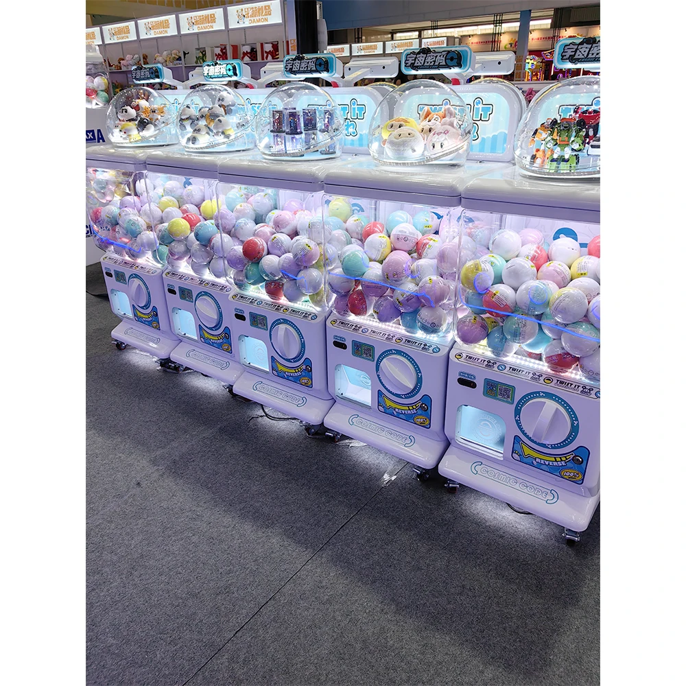 

Custom Shopping Mall Doll Gachapon Twist Egg Machine Coin Operated Capsule Toy Vending Machine Factory Wholesale