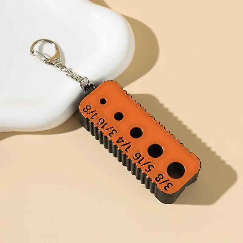 Drill Guide for 4-10mm 3/8 5/16 1/4 1/8 Holes Drill Bit Diy Drill Jig Block Joints Tool Portable Keychain Design