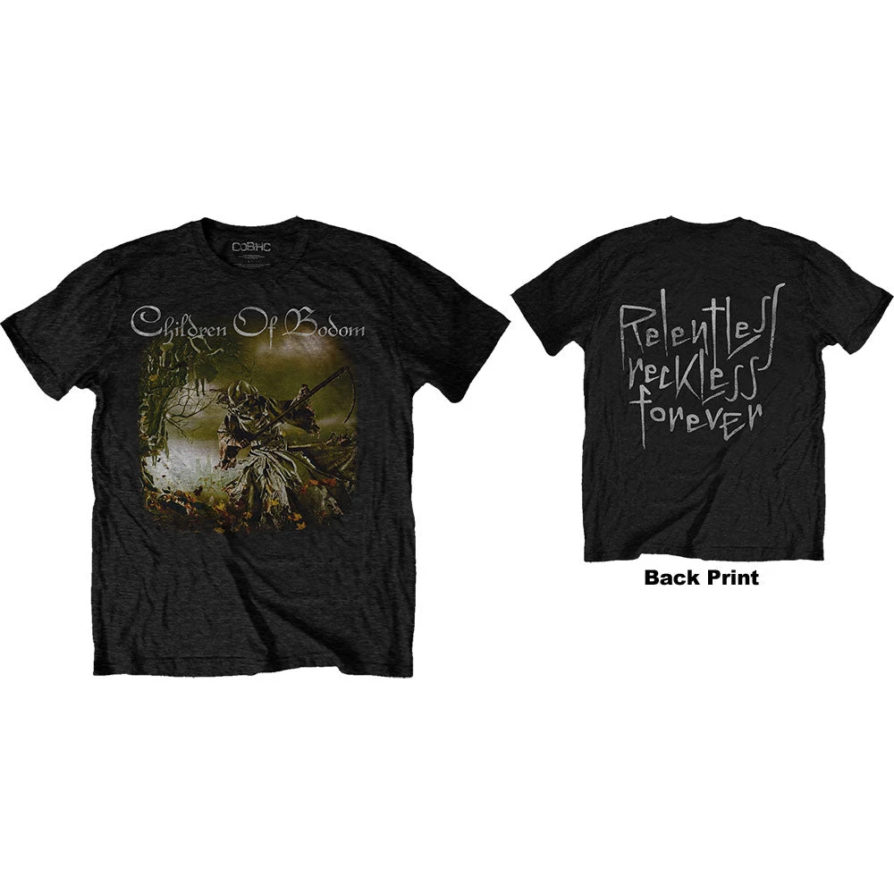 Relentless Children of Bodom Band T-Shirt Cotton Graphic Tee Men Women Summer Streetwear