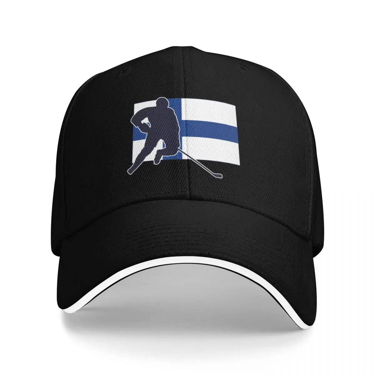 

Finland National Hockey Flag Baseball Cap dad hat Snapback Cap Men Women's