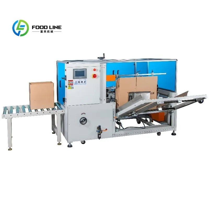 Carton Opening Box Erector and Packing Machine Automatic Carton Box Erector