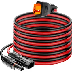 3m/12AWG 2m/14AWG Solar Panel to XT60i-F Cable for ALLPOWERS Ecoflow Anker SOLIX Bluetti FOSSiBOT OUKITEL etc. Power Stations.