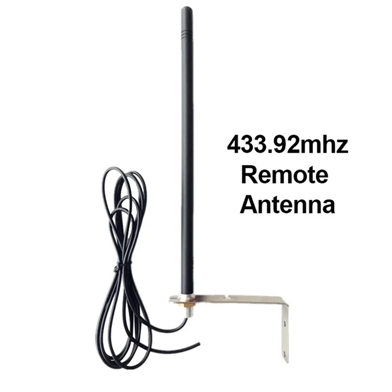 ABAC-Control remoto Universal para puerta de garaje, 2 canales, 433Mhz, abridor remoto, receptor y antena de repuesto, sistema de 433Mhz