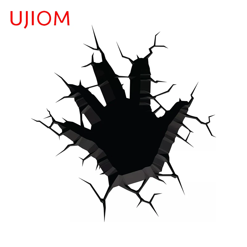 UJIOM Cracked Wall Creative Wall Sticker Creative Eye-Catching Living Room Wallpaper Occlusion Scratch Decal Light Switch Decor