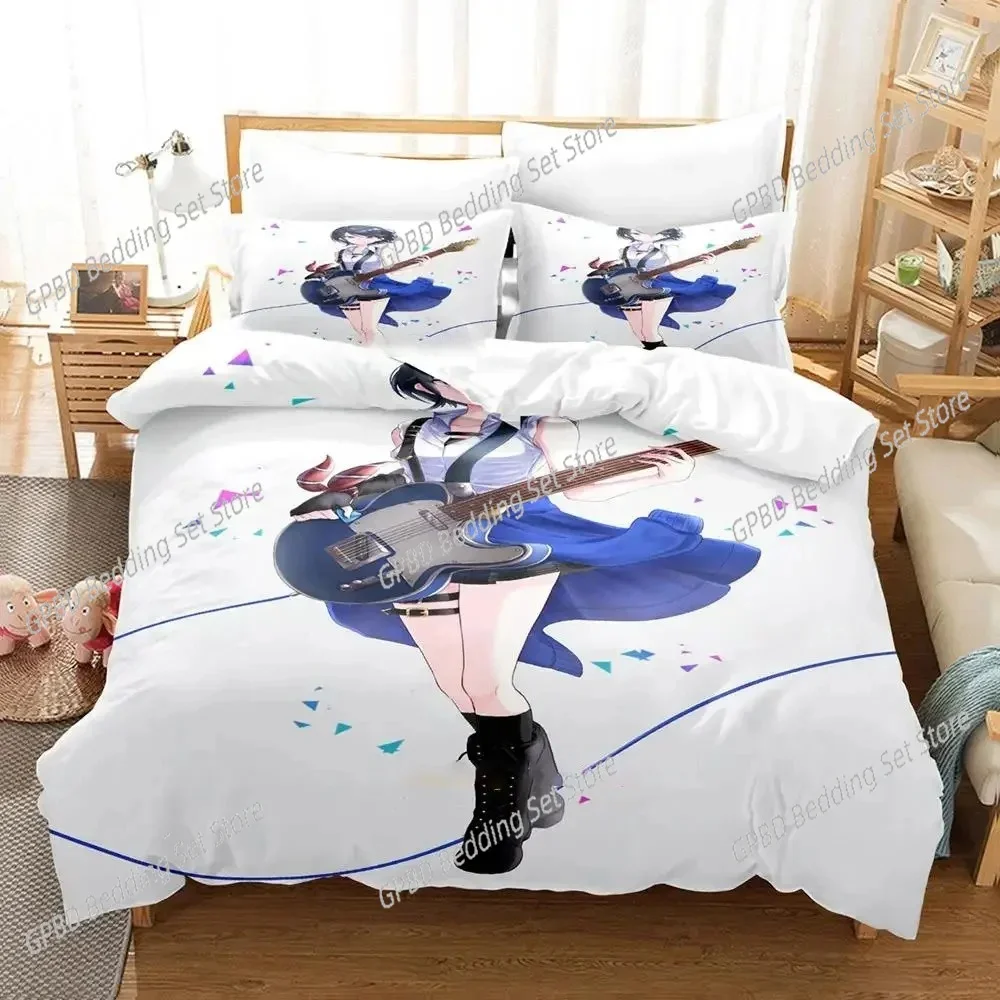 Anime Project SEKAI Hoshino Ichika  Bedding Set Boys Girls Twin Queen Size Duvet Cover Pillowcase Bed Kids Adult