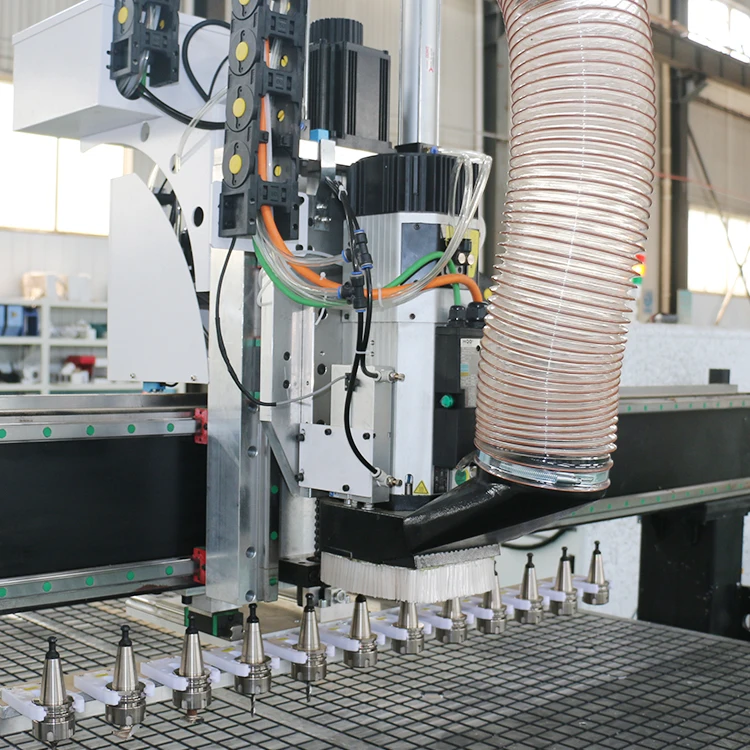 4th Axis Cnc Router Atc 1325 2030 2040 1530 Wood Atc Lift 3d Carving Machine with Rotary Axis for Wooden Door Design