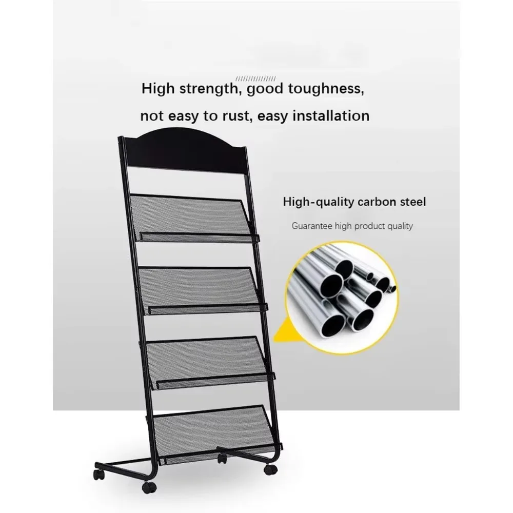 Floor-mounted magazine racks, information racks, storage rack, newspaper rack, display rack, single pages