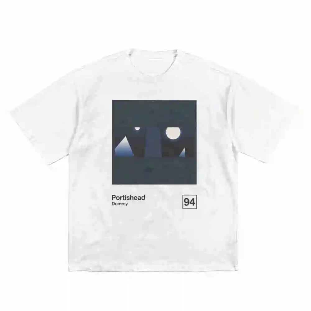 Portishead Dummy Tour Short Sleeve Tee 100% Cotton T-Shirt
