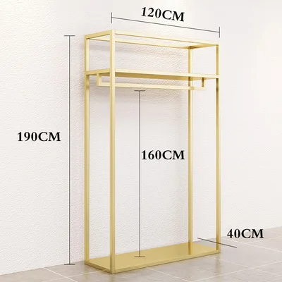 

Nordic light luxury floor-to-ceiling women's clothing store double-layer side shopping mall