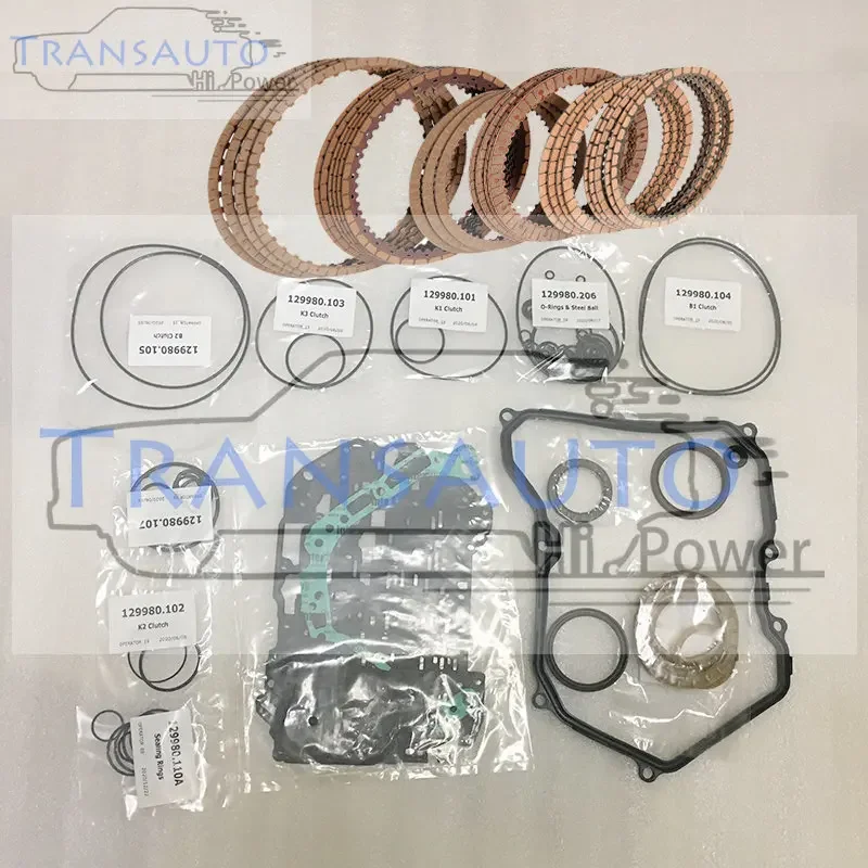 

TF61-SN 09K Automatic Transmission Repair Kit + Friction Plate Kit For VW Gearbox Discs Gaskets Oil Seal