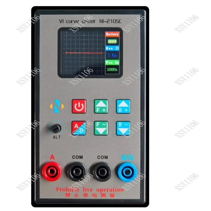 NI-210SC Dual Channel VI Curve Tester Adjustable Resistance Frequency PCB Repair Tool for Electronic Component Testing
