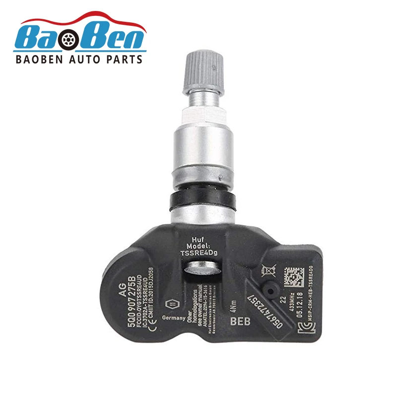 Baobe high quality Tire pressure TPMS RDKS RDK sensor 5Q0907275B for Audi Skoda Volkswagen Porsche Bentley 5Q0907275 9A790727502