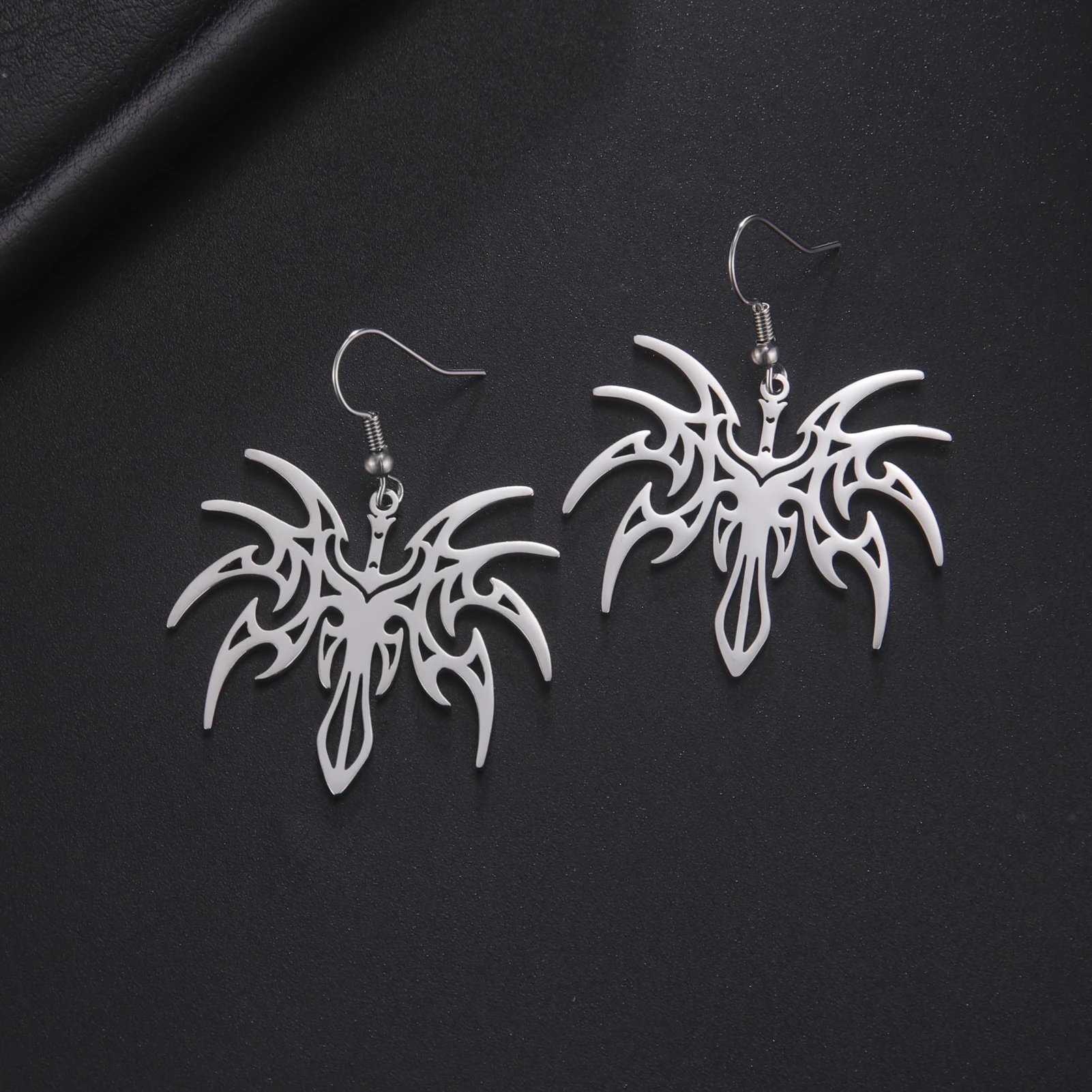 Archangel Sword Drop Earring Stainless Steel Hyperbole Sabre Gothic Style Aesthetic Earring Exclusive Jewelry Gift Party Cosplay