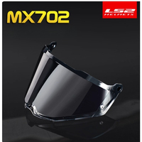 LS2 MX702 MX701 PIONEER II Helmet Anti-fog Stickers Light Black Lens Original LS2 Pioneer II Motorcycle Adventure Helmet Visor