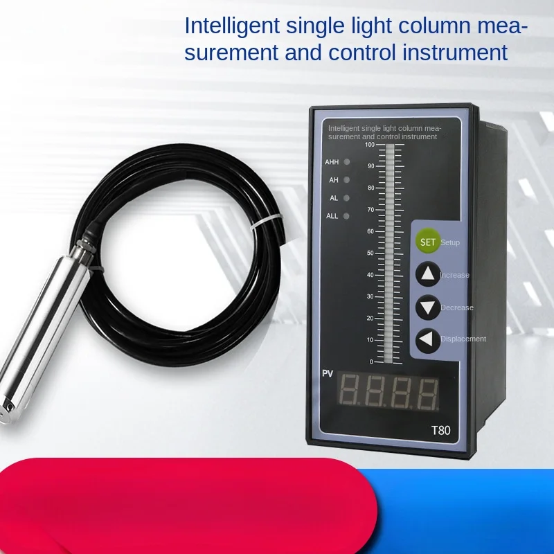 485 Communication Liquid Level Sensor Switch Stainless Steel Water Tank Level Controller and Gauge Transmitter