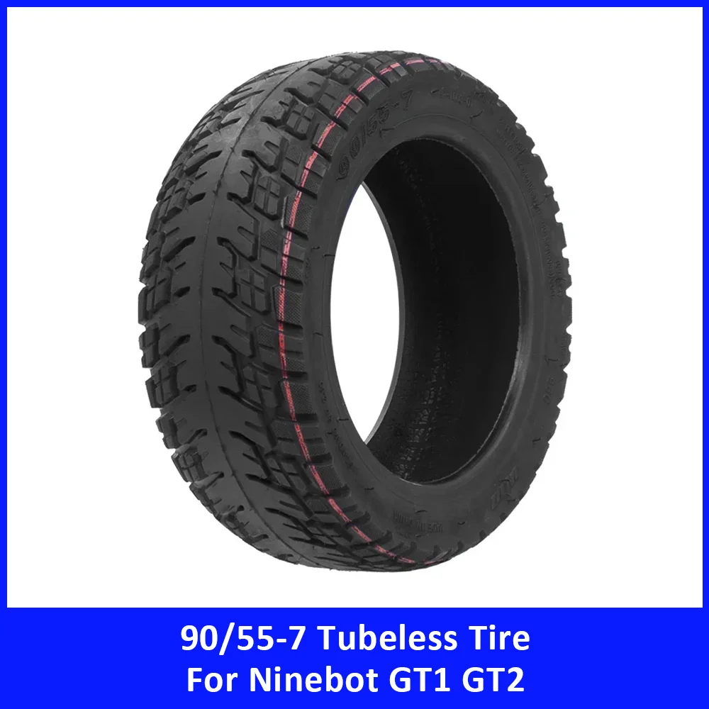 

90/55-7 Tubeless Tire for Segway Ninebot GT1 GT2 Electric Scooter Accessories 11inch All Terrain Tire Off-Road Tyres Wheel Parts