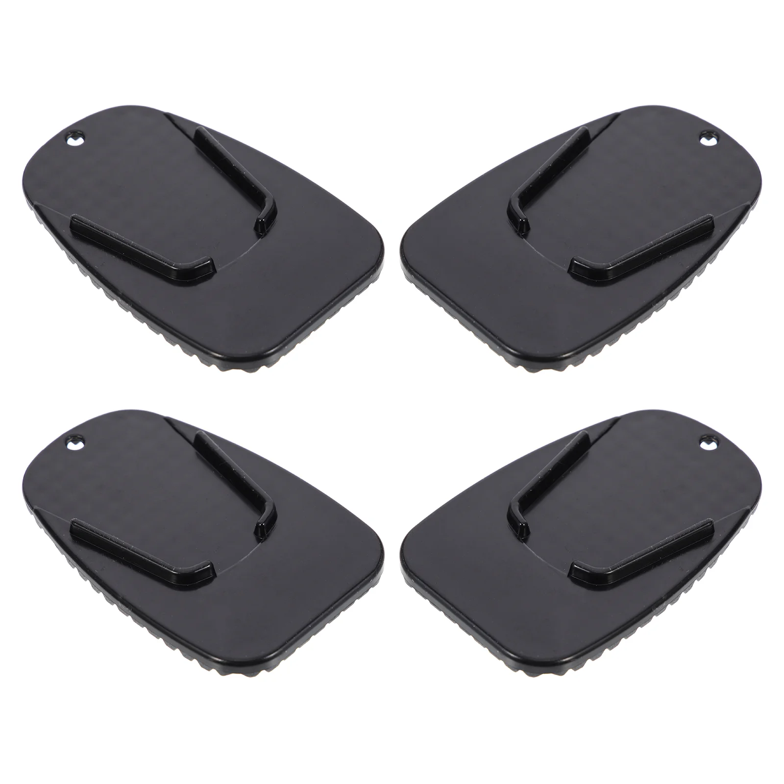 4 Pcs Detachable Motorcycle Support Plate Motocross Motorbike Cushion Supplies Abs Foot Bracket Pad