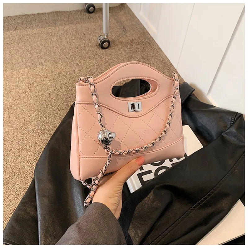 Classic Designer PU Leather Crossbody Bags for Women 2024 New Fashion Chain Shoulder Bags Ladies Small Flap Bag Handbags