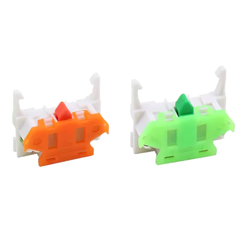 LA37 Auxiliary Contact Base NO NC Changeable Contacts for Button Switch Accessory Block Module