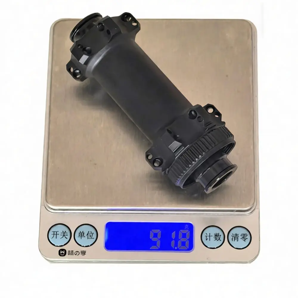 24H Straight Pull Front Hub For Road Cycling Center Lock Disc Brake 12x100mm Thru Axle Lightweight Wheel Parts
