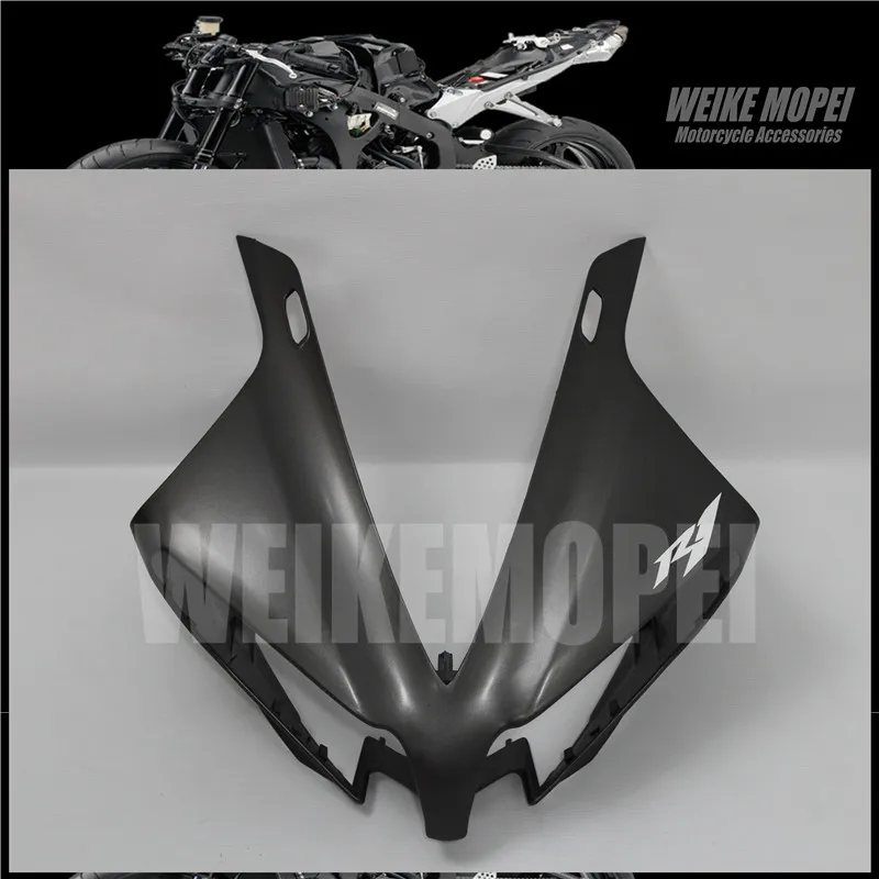 

Matt Black Front Upper Fairing Headlight Cowl Nose Panlel Fit For YAMAHA YZF1000 R1 2009 2010 2011 2012 2013 2014