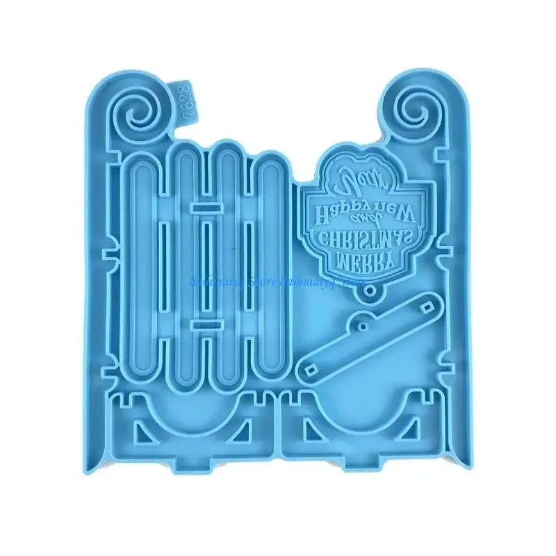 573B قالب زينة عيد الميلاد قالب ديكور الحائط قالب صب الايبوكسي للديكور المنزلي