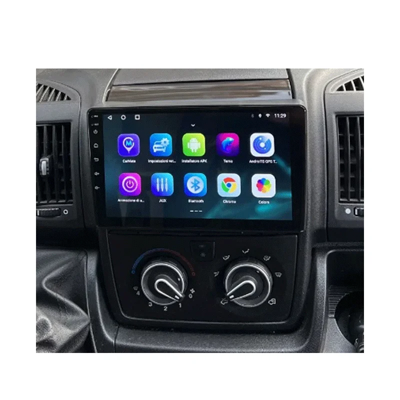 Android 14 For Fiat Ducato Jumper Boxer 2005-2022 Car Radio Multimedia Video Player Navigation GPS RDS 4G WIFI Carplay Auto  DSP