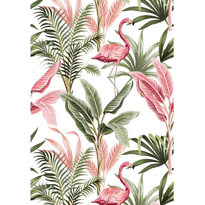 

Leaves And Flamingo Vinyl Self Adhesive Wallpapers Home Decor Stickers Living Room Bedroom Study Furniture Makeover Wall Sticker