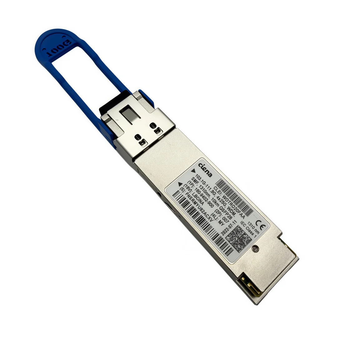 For Ciena 160-9402-900 WOTRD20FAA 103.1G-111.8G,4X25G WDM SMF 1310 10 KM Module