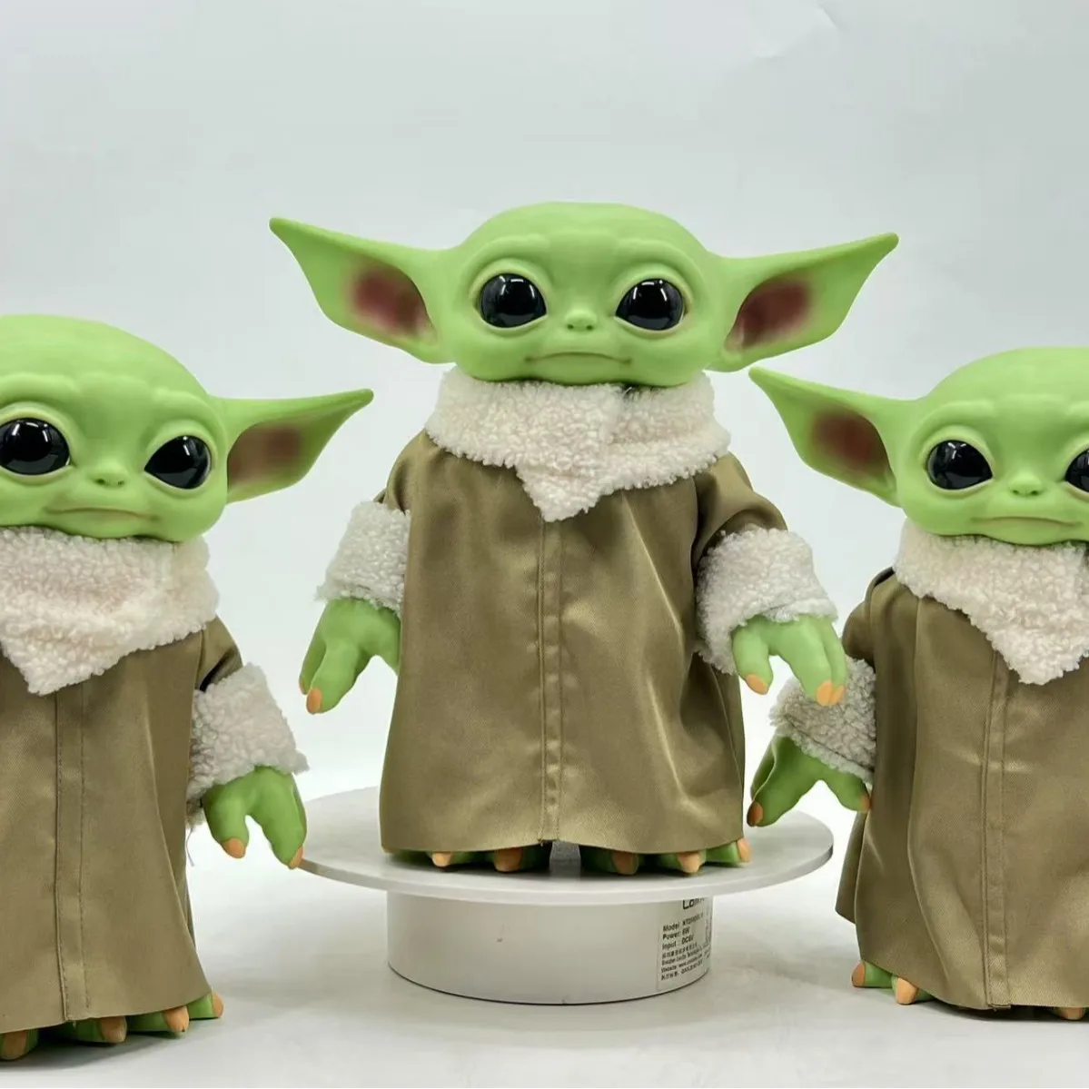 New Star Wars 28cm Pvc Yoda Figure Grogu Plush Action Figure Toys Yoda Baby The Mandalorian Anime Dolls Gifts Adults Cute Model - view 2