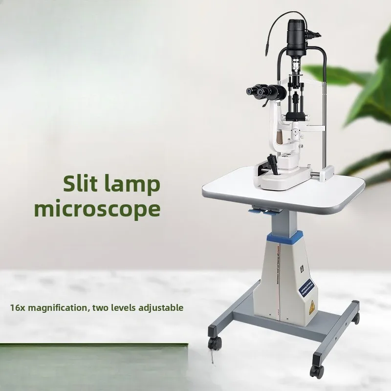 Slit Lamp Microscope Eye Hospital Eye Examination 16x Eyepiece Light Source Microscope