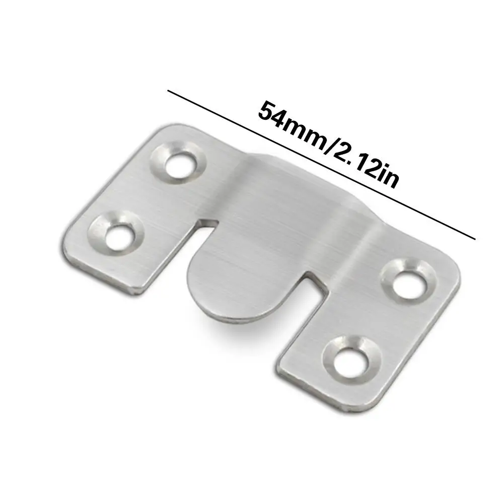 Stainless Steel Mountain Shape Interlock Hanging Buckle Mount Bracket Furniture Connector Wall Picture Frame Hanger Display Hook