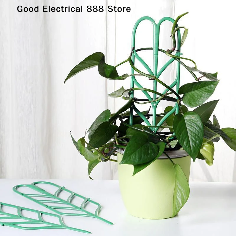 【G】1/2/3Pcs Plant Support Pile Climbing Vine Stake Bonsai Fixing Rod Garden Plants Stake Holder Flower Support Rack For Potted