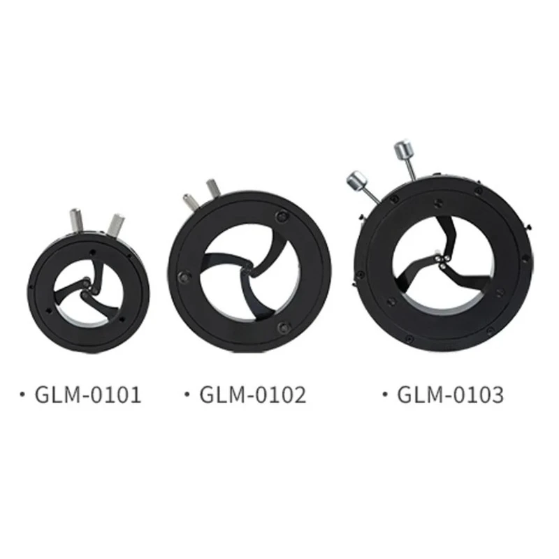 Coaxial Lens Holder Round Lens Self-centering Mount Variable Diameter Three-claw Holder For Optical Experiments Universal