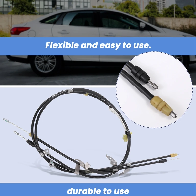 For Ford Focus 2018-2021 JX61-2A603-CA Rear Parking Emergency Brake Cables Lasso Assembly JX61-2A603-BED JX612A603BEE