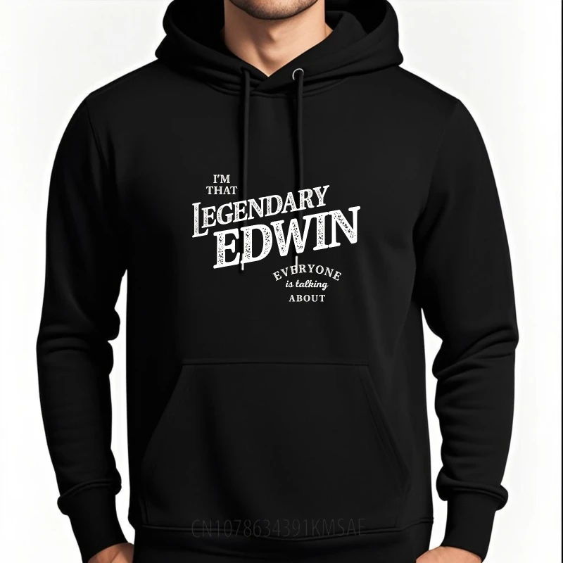 سترة بقلنسوة ربيعية للمراهقين قابلة للتنفس أنا تلك الأسطورية إدوين الجميع يتحدث عن سويت شيرت كاجوال بسحاب للأولاد #3