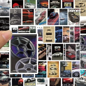 Retro JDM Racing Car Poster -Aufkleber, legales Graffiti -Etikett, Telefon DIY, Skateboarding, Gepäck, Dekorationen, 10 PCs, 30 PCs, 50pcs 10 Hauptaufkleber der Verkaufsverkauf - №10