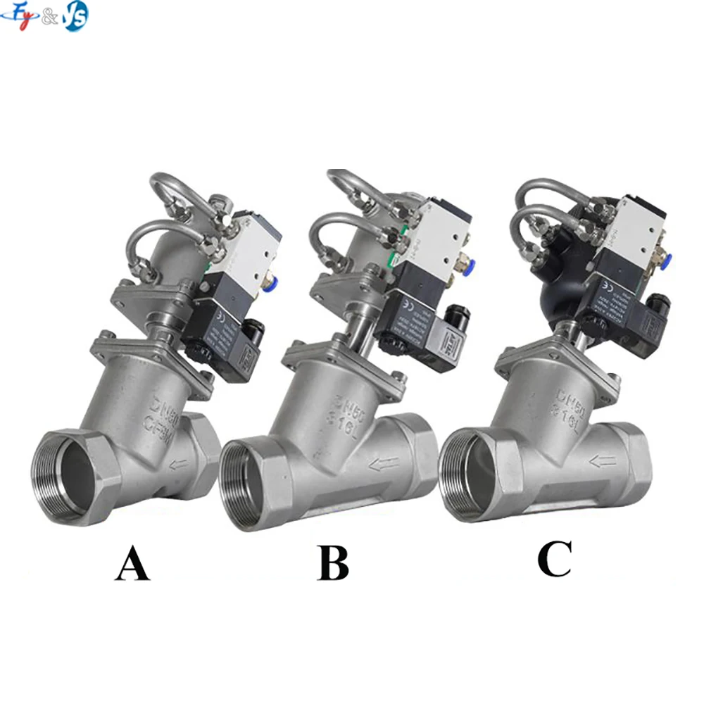 

Stainless Steel Flange Angle Seat Pneumatic Angle Seat Valve Solenoid Valve Y Type Steam Valve Relief Valve DN15 DN20 DN25