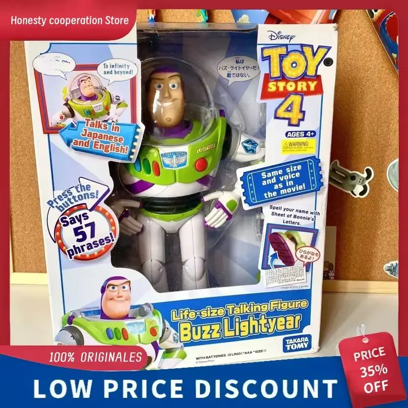 Hot Toy Story Buzz Lightyear modelo juguetes Pixar eléctrico Walking Robot muñeca figura de acción juguete regalo de cumpleaños juguetes modelo