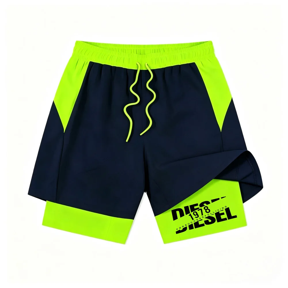 New professional sports shorts for men, suitable for running, marathon, fitness, quick-drying and anti-barebacking.