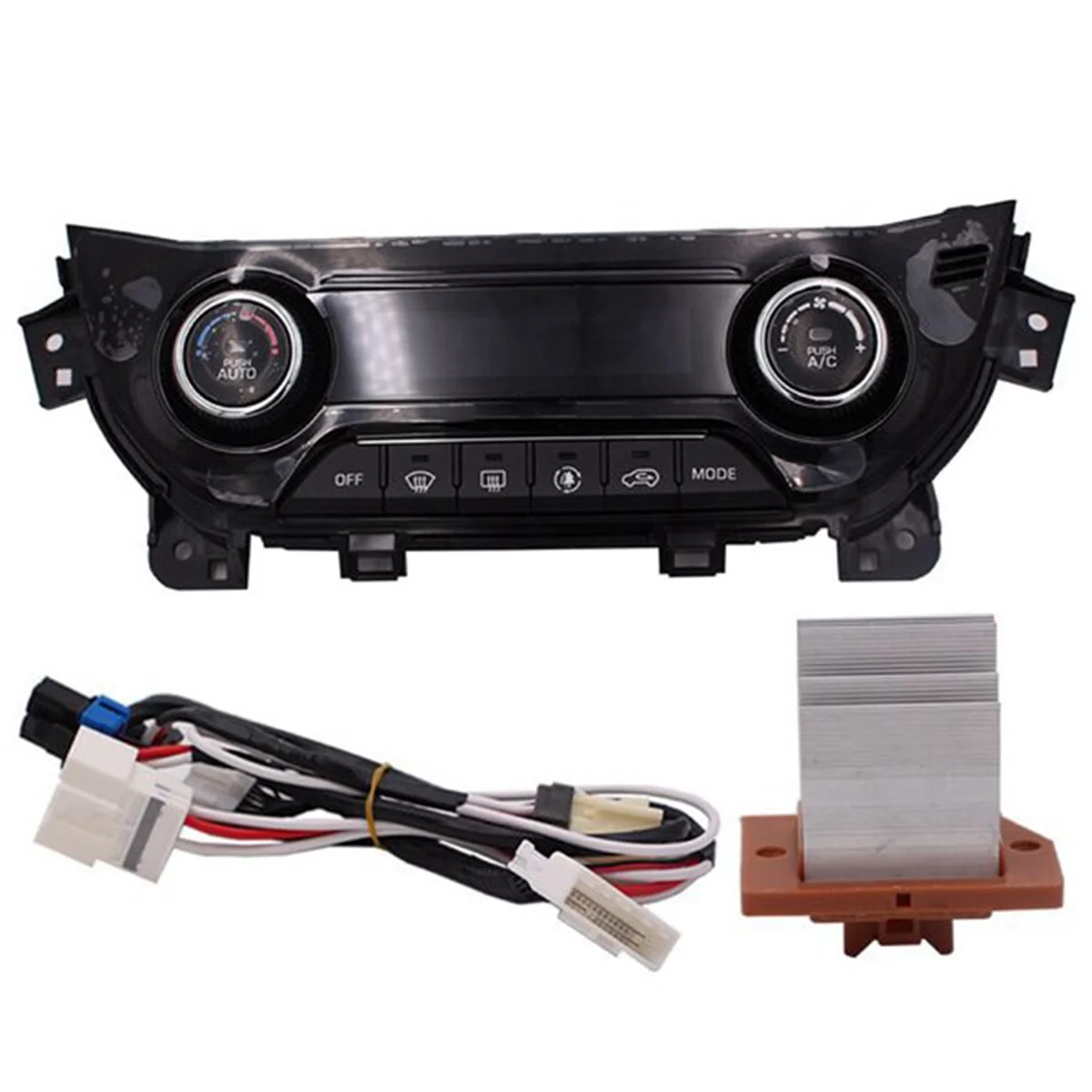 Kit de montaje de Panel de aire acondicionado automático con interruptor de CA de Control de calentador para Hyundai IX25 Creta 97250-C9210 97250-C9600
