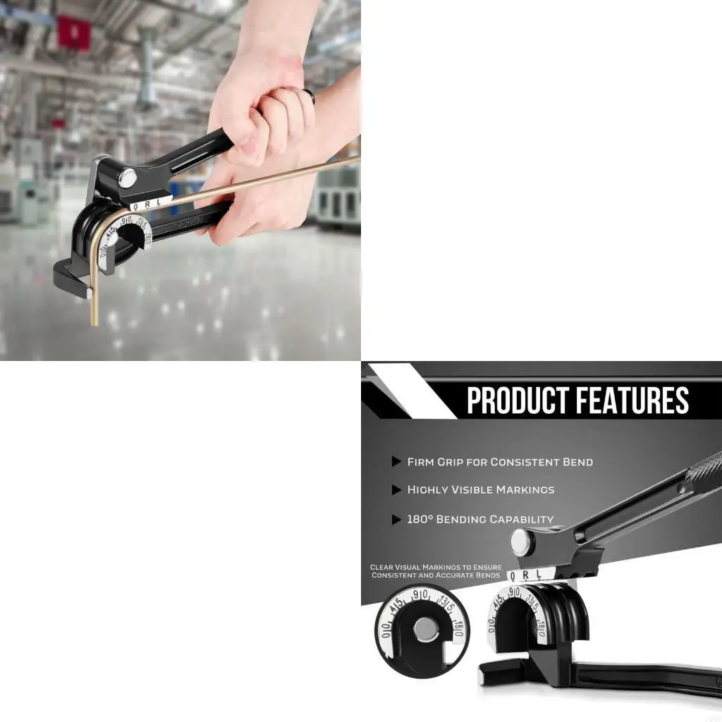 

Aluminum 1/4" 5/16" 3/8" 180 Degree Manual Bending Tool for Pipe Projects