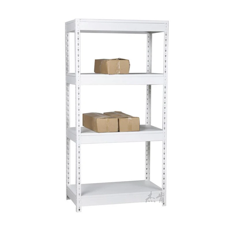 Cheap Price 4 Layer  Clasp Warehouse Home Storage Boltless Metal Rack Shelf